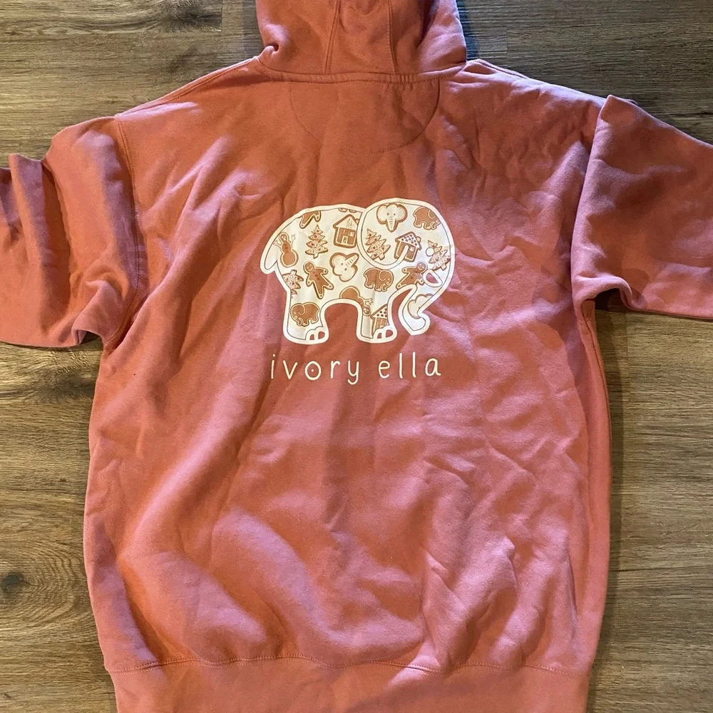 Ivory Ella NEW Christmas holiday gingerbread hoodie XL - Picture 3 of 4